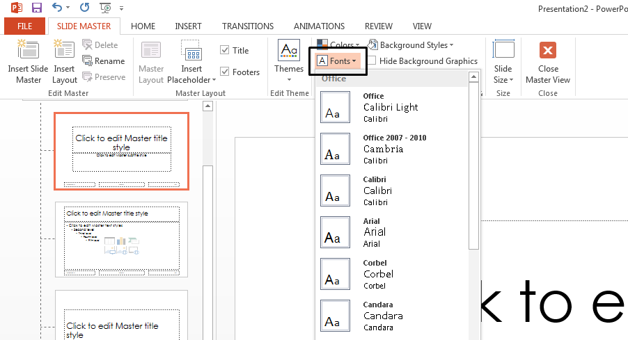How to change default font in powerpoint for mac free